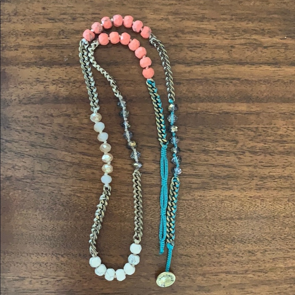 Bead + Chain Multiwrap bracelet